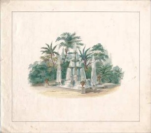 Voit, August von; München; Glaspalast - Ansicht