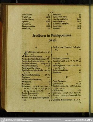 Auctores in Paralipomenis citati