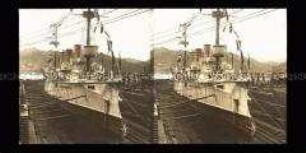 S.M.S. Gefion im Dock in Hongkong