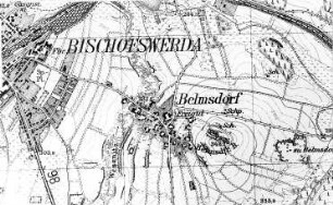 Bischofswerda-Belmsdorf. Meßtischblatt, Sekt. Bischofswerda, Nr. 4851 (RA Görlitz 30/38)