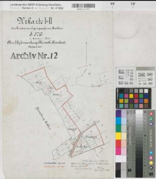 Stocklarn (Welver), Zusammenlegung Stocklarn, Urkarte I und II Blumroth Flur 7
