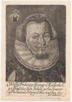 Wolf Friedrich Stromer, Waldamtmann des Waldes Sebaldi, später Ratsherr und Landpfleger; geb. 1587; gest. 1635