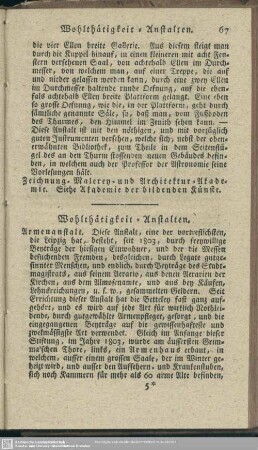Wohlthätigkeits-Anstalten