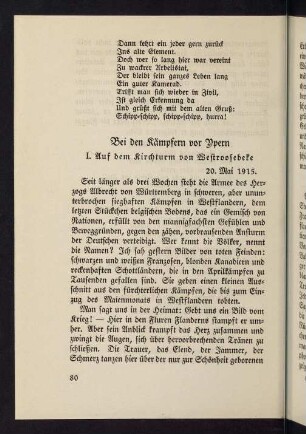 80-94, Bei den Kämpfen vor Ypern