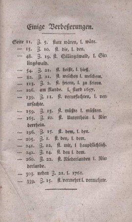 Einige Verbeßerungen