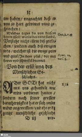 Von der erlösung des Menschlichen Geschlechts