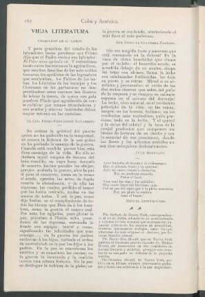 Vieja literatura. : Colección de G. Camps[,] El Ldo. Fernández Navarrete [y] Don Diego de Saavedra Fajardo.