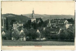 Kreischa. Blick nach Kreischa