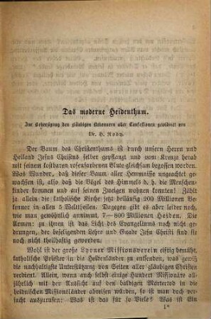 Modernes Heidenthum