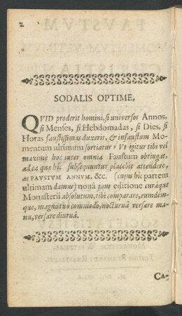Sodalis Optime