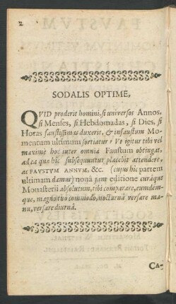 Sodalis Optime