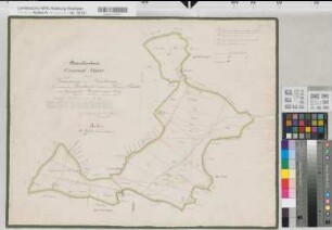 Datteln (Datteln), Teilung der Hachheide und des großen und kleinen Hachhäuser Bruchs, Brouillonkarte