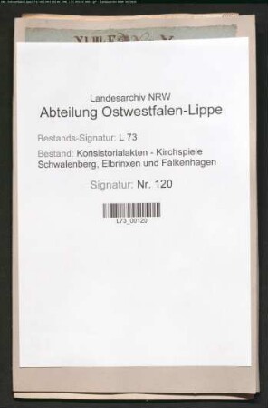 Einkünfte und Besitzungen des Küsters