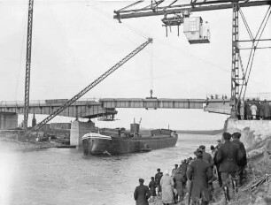 Bau neue Brücke bei Verden/Aller