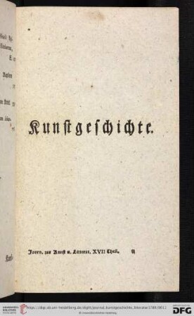 Kunstgeschichte
