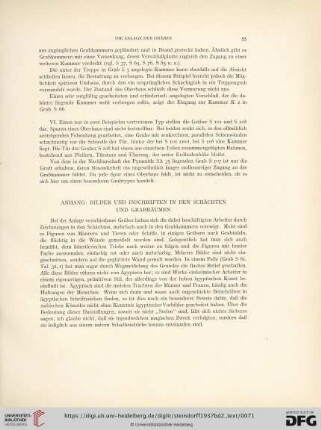 Anhang: Bilder und Inschriften in den Schächten und Grabräumen