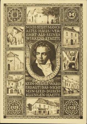 Ludwig van Beethoven - Noch steht manch altes Haus [...]