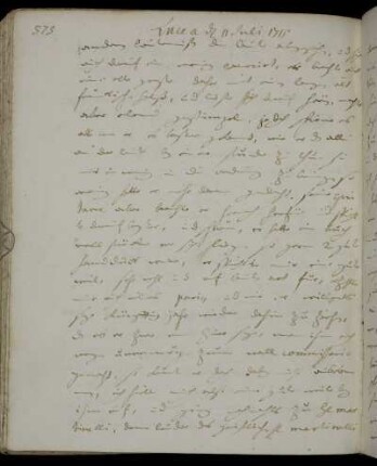 Lucca/Pietrasanta/Massa/Lerici/Porto Venere 11. - 13. Juli 1715