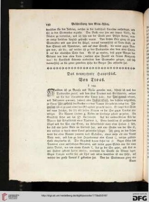Das neunzehnte Hauptstück. Von Troas