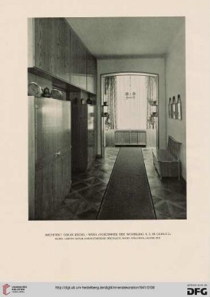 52: Raumgestalterische Phantasie : Inneneinrichtungen des Architekten Oskar Riedel, Wien