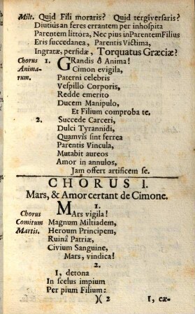 Textus Musicus Pro Dramate, Cujus Titulus: Cimon : Anno 1739. Augustae Vindelicorum exhibito