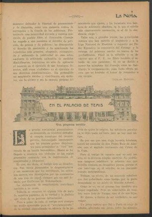 En el palacio de Themis : Una pregunta terrible