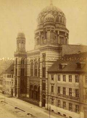 Die Synagoge in der Oranienburger Straße