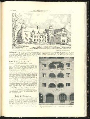 Tafel 88: Entwurf für ein Wohnhaus bei Linz