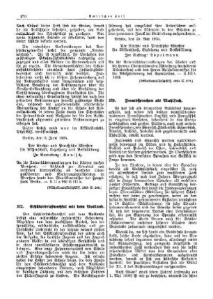 Schülerbriefwechsel mit dem Ausland : [Erziehung] ; [Amtliche Erlasse] ; [Amtlicher Teil]