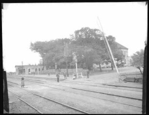 Priestewitz. Bahnhof