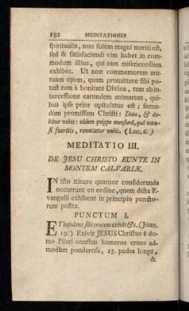 192-205, Meditatio III