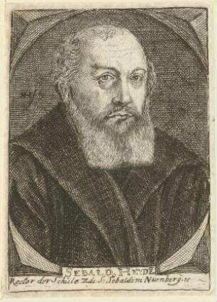 Sebald Heyden, Rektor der Schule bei St. Sebald