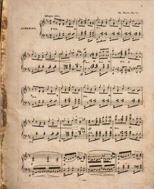 Scherzo pour le pianoforte : oeuv. 63