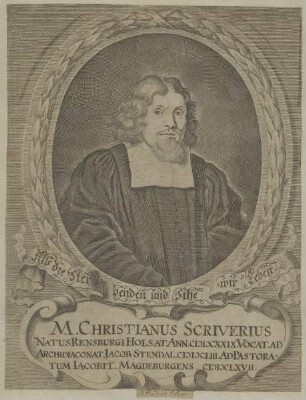 Bildnis des Christianus Scriverius