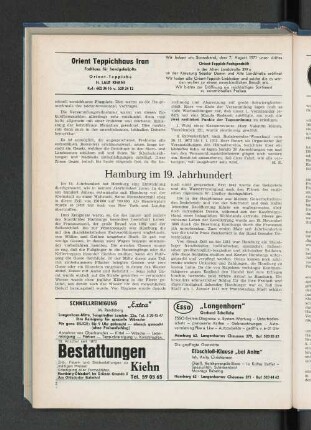Hamburg im 19. Jahrhundert