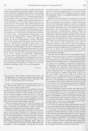 679-682 [Rezension] Voß, Klaus Peter, Der Gedanke des allgemeinen Priester- und Prophetentums