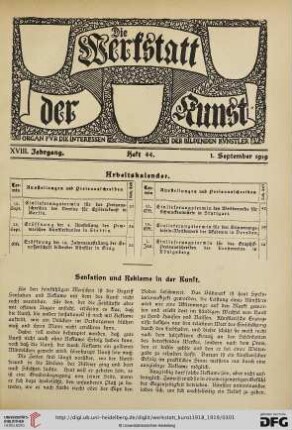 18: Sensation und Reklame in der Kunst