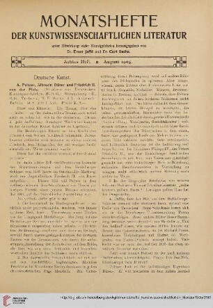 Achtes Heft (August 1905)