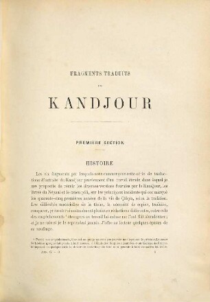 Fragments extraits du Kandjour