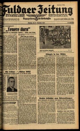 Ausgabe vom Dienstag, den 17. Dezember 1940.