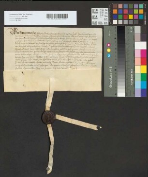 Besonderer Revers wegen Abtretung des obengenannten Bruches (s. Nr. 4436).