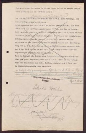 Presseerklärungen