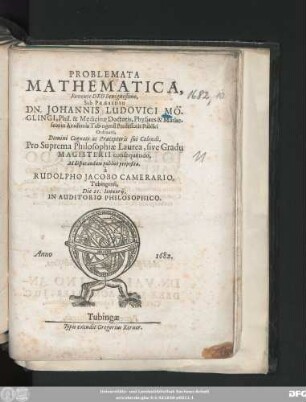 Problemata Mathematica