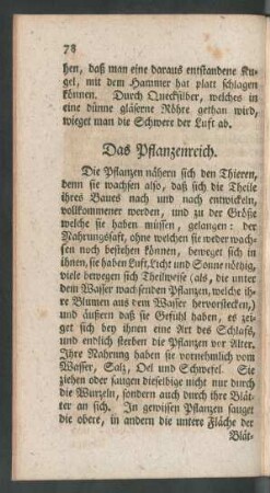 Das Pflanzenreich