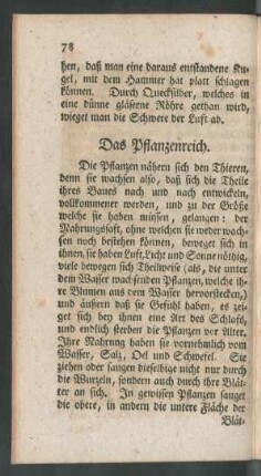 Das Pflanzenreich