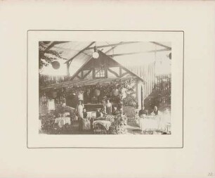 Wirtschaft zum Markgräfler-Hof bei der Jubiläums-Schwarzwald-Industrie-Ausstellung in Baden-Baden