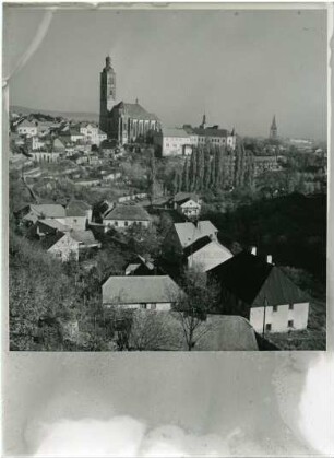 Blick auf Kuttenberg, Tschechien, Böhmen und Mähren