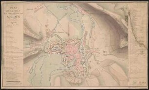 Plan de la ville et citadelle de Verdun