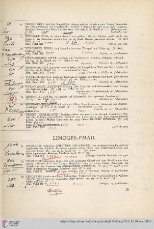 Limoges – Email (Nr. 82-84)