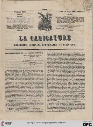 Numéro 240 (11 Juin 1835) Planches 498,499